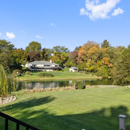 Willow on the Pond - Backyard view, overlooking the water.