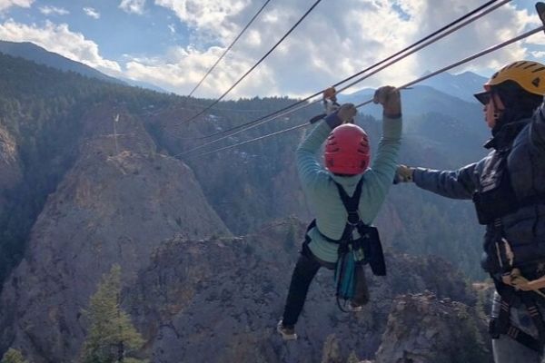 Ziplining in Colorado Springs