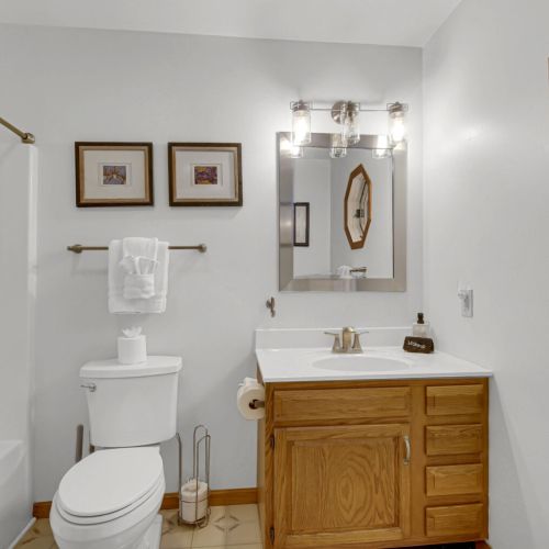 Full Bathroom with bath tub