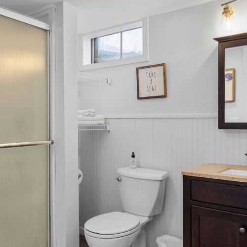 Bathroom in basement
