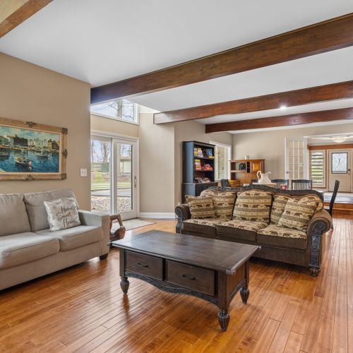 Living Room Open Concept with Living Room and Kitchen