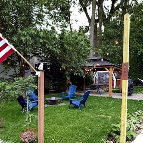 Plenty of Outdoor Seating including Hammock