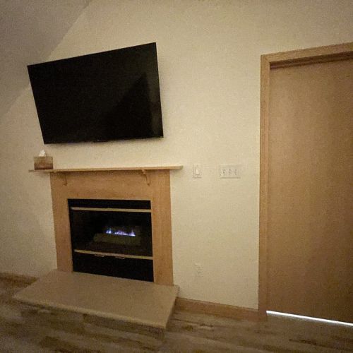 Fireplace & Smart TV