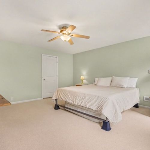 Bedroom 1 - Comfortable king bed for restful nights.