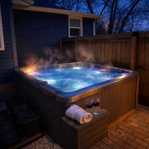 5-6 person hot tub
