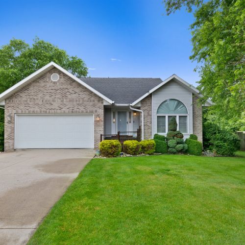 A welcoming front entrance to the home.