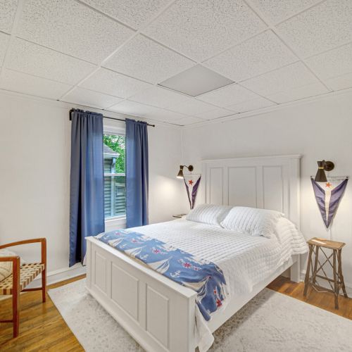 Bedroom 1 with a queen bed.