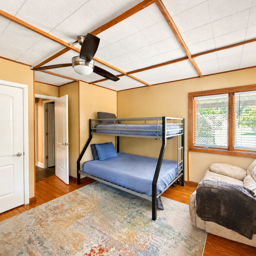 Bedroom 3 with Bunk Beds View 3