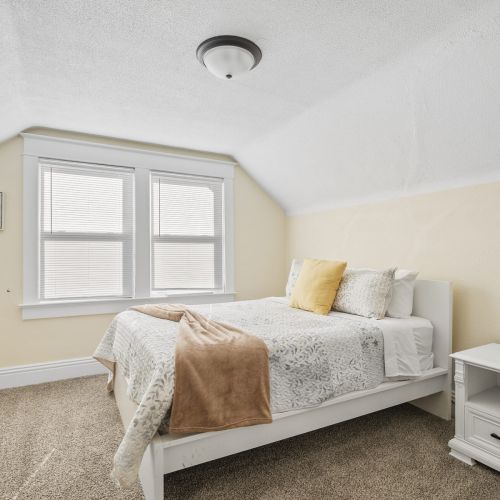 Bedroom 2
Bright and inviting space with comfortable bedding and thoughtful touches for your comfort.