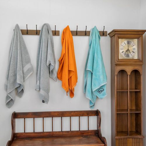 Porch area for towels