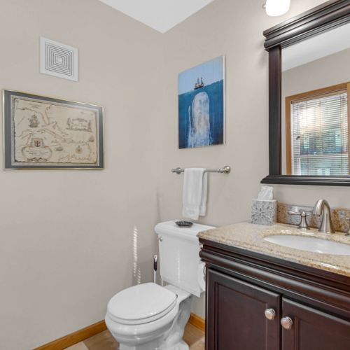 Half bath on Main Floor