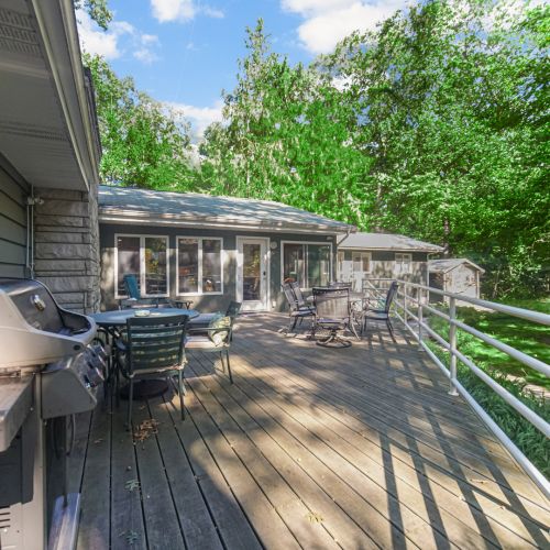 Back Deck with plenty of seating