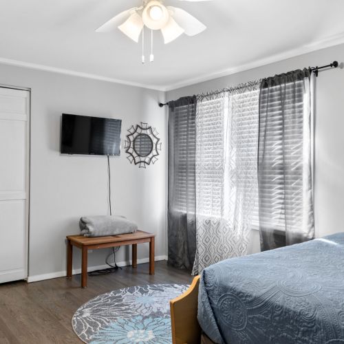 Second bedroom on second floor with dresser