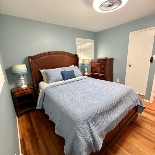 Bedroom #2 with a queen size bed