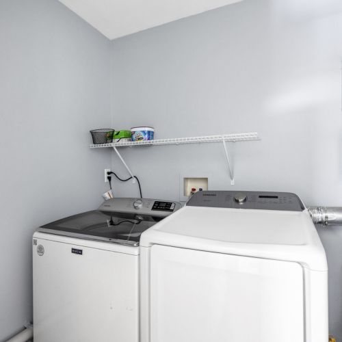 Laundry area