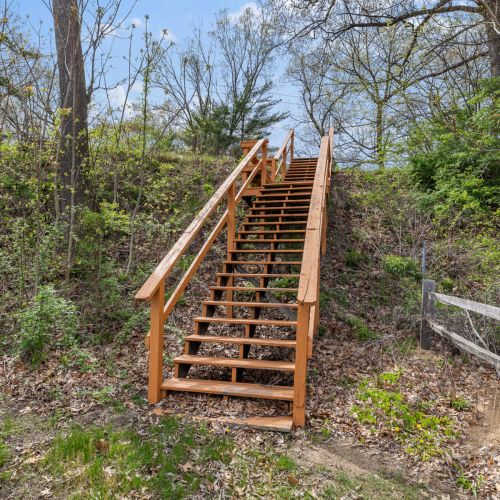 Stairwell to Lake Access