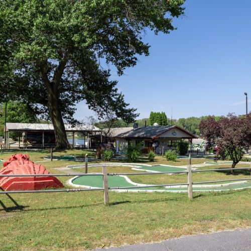 Another view of the campground’s mini golf course.