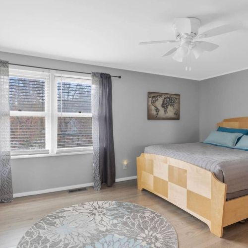 Second bedroom on second floor with dresser
