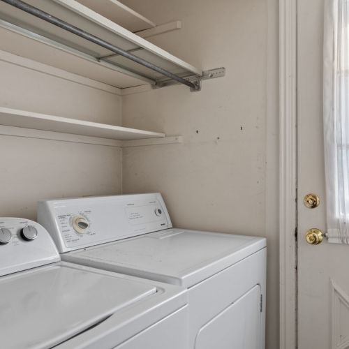 Willow on the Pond - Washer and dryer located on-site for your convenience.