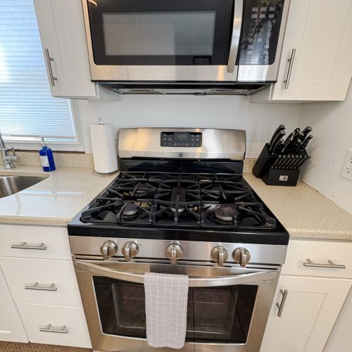 Stove and Microwave