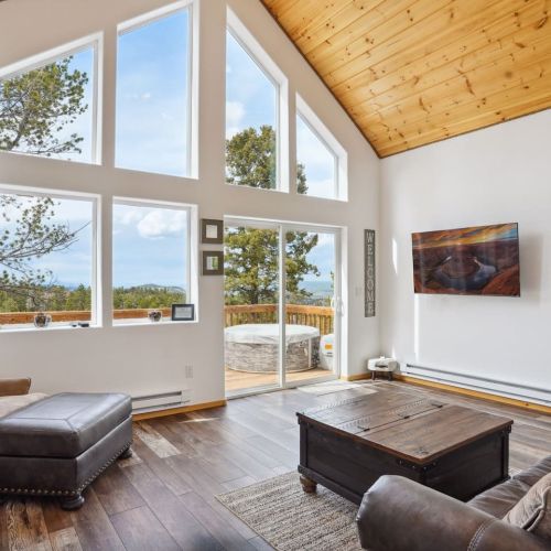 Living Room with Gorgeous Mountain Views