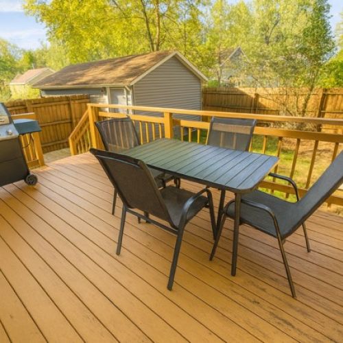 Patio Set & Propane Grill