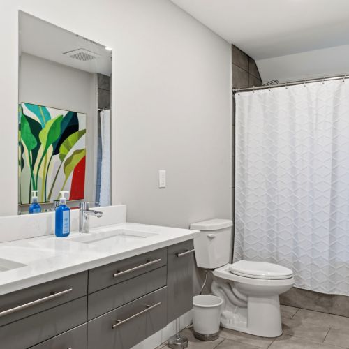 Shower/Tub Combo for Convenience.