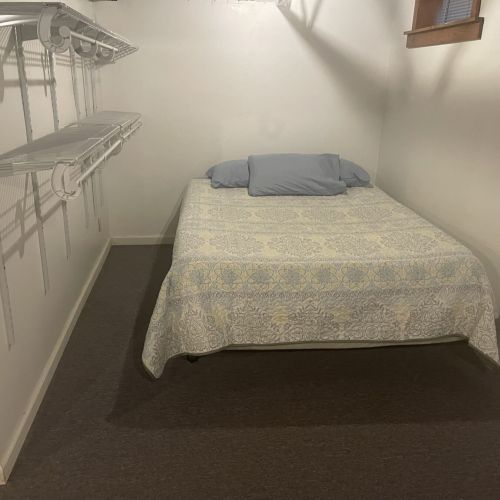 Extra bed in basement