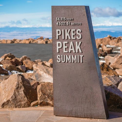 Take a scenic drive to the top of Pikes Peak @ an elevation of 14,115 feet!