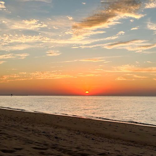 Watch beautiful sunsets - across the street is this beautiful beach.