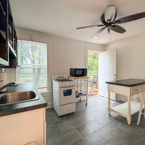 Third View of the kitchen space.